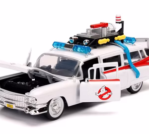 Ghostbusters - Ecto-1 1984 Hollywood Rides 1:24 Scale Diecast Vehicle (Model Car)